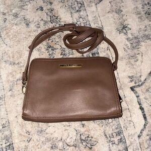 Brown Leather Steve Madden Crossbody Bag